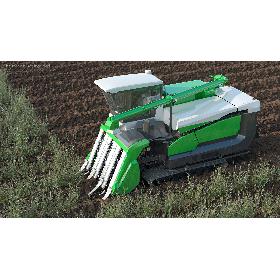 Rice Combine Harvester Rigged model